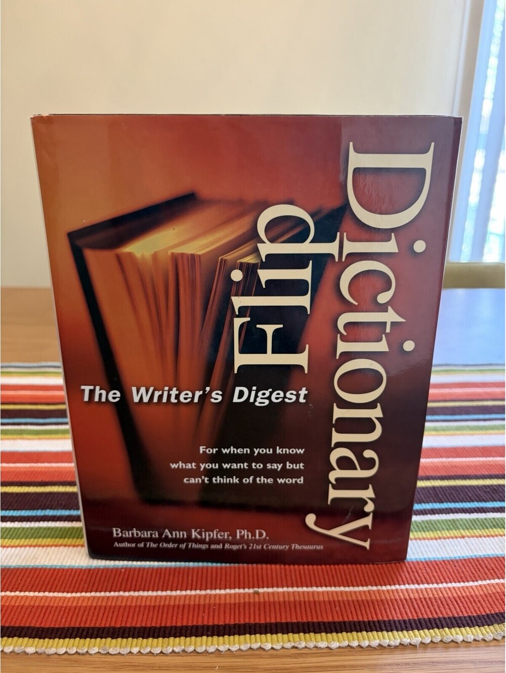 Writers Digest Flip Dictionary  VTG 2000 Hardcover DJ